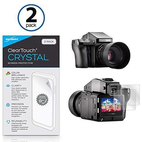 Phase One XF IQ3 Screen Protector, BoxWave [ClearTouch Crystal (2-Pack)] HD Film Skin - Shields From Scratches for Phase One XF IQ3, IQ2, IQ1