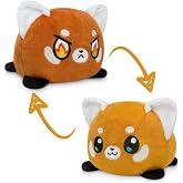 TeeTurtle Original Reversible Panda Red &amp; Orange Plushie