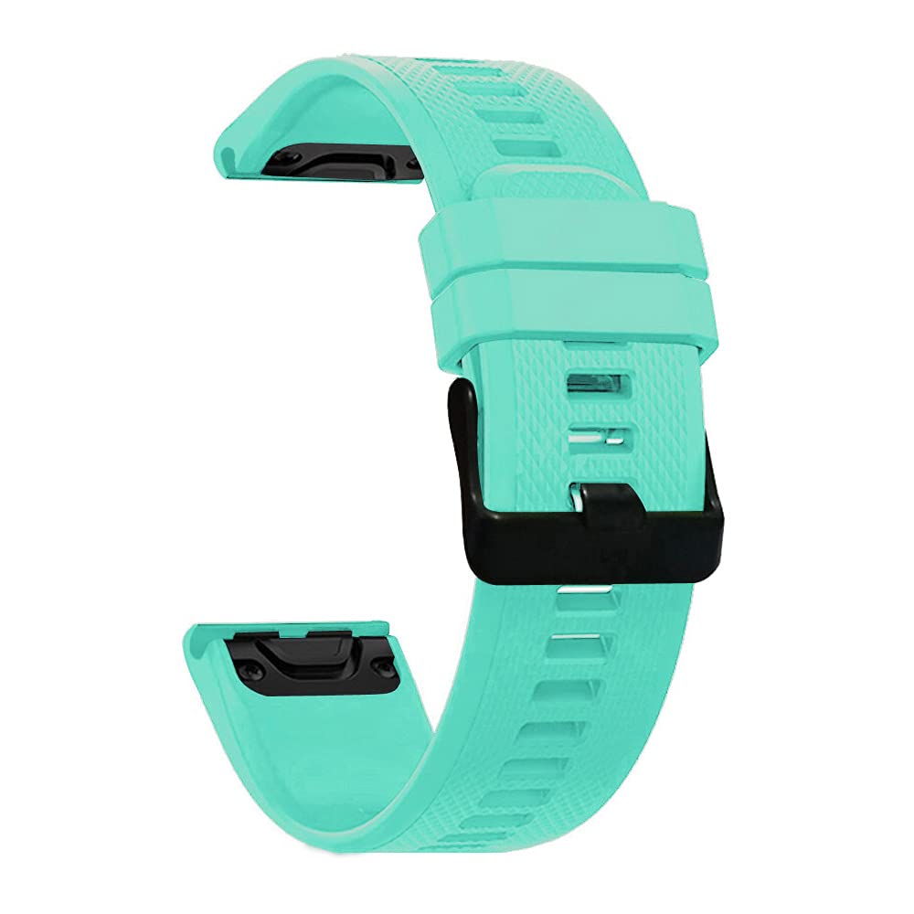 AISPORTS 22mm Quick Fit Watch Strap Compatible for Garmin Approach S70 47mm/S62/S60 Strap Silicone, Soft Breathable Silicone Sport Wristband Bracelet Replacement Strap for Garmin D2 Delta/D2 Mach 1