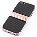 iPhone 6/ 6S Case, Vecan [Dual Layer Protection] Soft TPU & Hard PC with Kickstand Luxury Cover for iPhone 6/ 6S (Rose Gold)