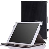 MoKo Case for iPad Air 2 - Genuine Leather Slim-Fit Multi-angle Folio Cover Case for Apple iPad Air 2 9.7