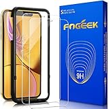 iPhone XR Screen Protector, FOGEEK [2 Pack] Tempered Glass for iPhone XR, HD Clarity 2.5D Edge iPhone XR Screen Protector [Case Friendly] Screen Protector for iPhone XR