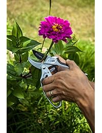 2 en 1 Ratchet mano podadoras 3 etapas acción   Power Driver   Diseño ergonómico ligero, izquierdo o derecho mano   Prune pequeñas ramas a 1"   ideal para aquellos con túnel carpiano, artritis