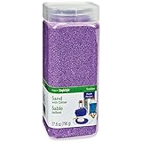 FloraCraft 790gm Sand with Glitter in Reuseable Jar, 27.8-Ounce, Purple