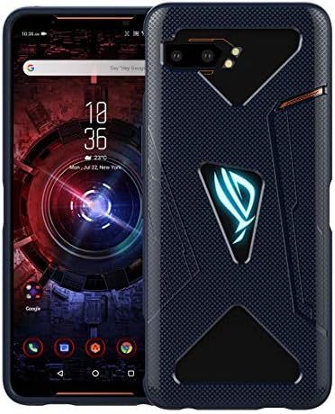 Redluckstar ROG Phone 2 Case, ROG Phone II Case, Ultra Slim Thin Cover TPU Silicone Bumper Case Accessory for Asus ROG Phone 2 Gaming Phone 2019 (ZS660KL) Blue