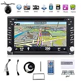 BOSION Navigation Win CE product 6.2-inch Double DIN in Dash Car Dvd Player Car Stereo Touch Screen Support SWC USB Sd Mp3 FM AM Radio for Universal Car With Backup Camera