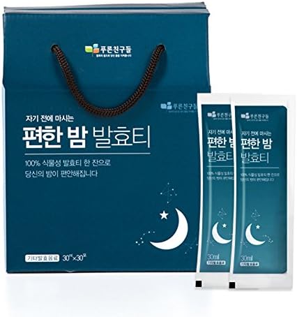 Purun Good Night Fermented Herbal Tea with Valerian, 30 Pouches