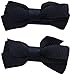 No Slippy Hair Clippy Baby-Girls Newborn Haley Two Pack Bow