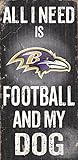 Fan Creations N0640 Baltimore Ravens Football And My Dog Sign