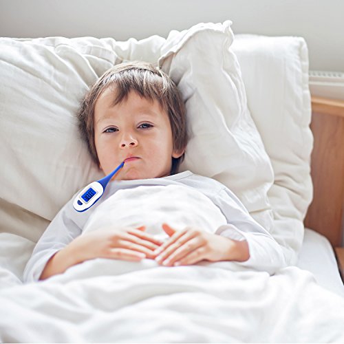 Basal Thermometer by Benewell-Digital Axillary Temperature Fever Thermometer-Oral Rectal Monitor-Fast Reading, Accurate, Waterproof-Medical Detector-Babies and Adults-FDA and CE Approved