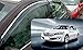 VXMOTOR for 2013-2017 Honda Accord Sedan 4 Door ONLY - Chrome Trim PC* Smoke Tinted Clip On Window Visor Rain Guard Defector Polycarbonate* - PC Best Material