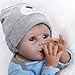 SanyDoll Reborn Doll Newborn Doll 22inch 55cm Lifelike Cute Lovely Baby Vinyl Newborn Doll