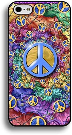 Peace Sign Colourful Phone Case Stylish Durable Shell for Iphone 6 Plus/6s Plus 5.5 Inch