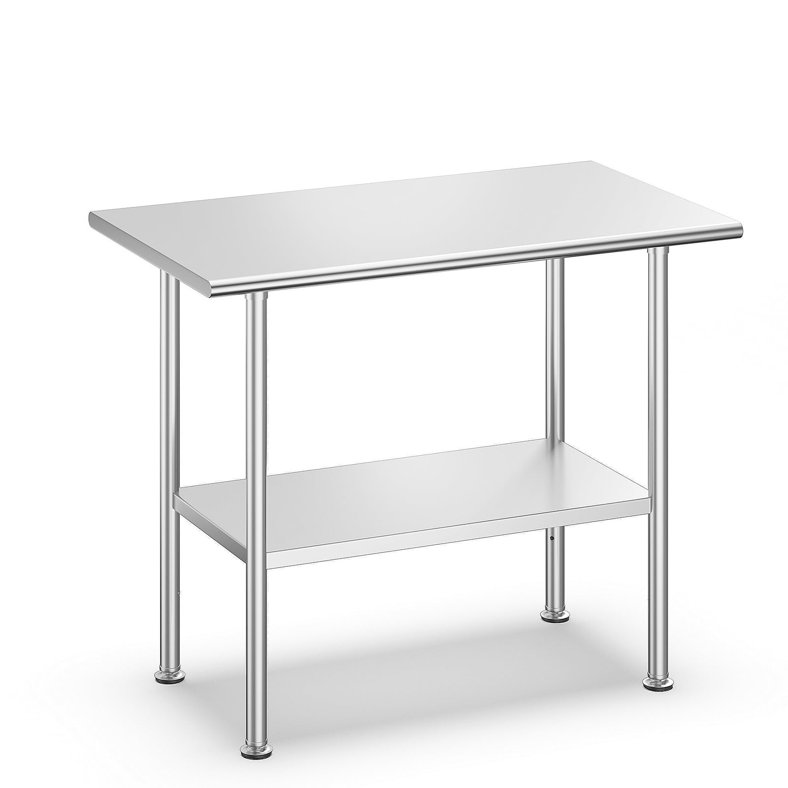 Atelicf Stainless Steel Prep Table for Work, 24