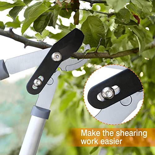 Altdorff Extendable Bypass Loppers,2432" Tree Trimmer&Branch Cutter