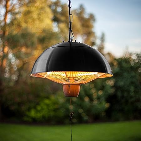 Outdoor Patio Heater By Nova 1500w Electric Hanging Mushroom
