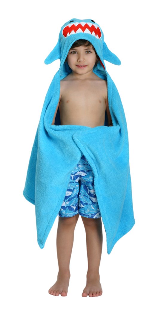 Sherman The Shark Hooded Towel