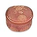 Red Blossom Travel Jewelry Case - Silk Jacquard (Peachrose)