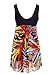 NoNoCat Flower Printing Modest 1 Piece Swimwear Cover Up swimdress Plus Size for Women2XL(US 18W- 20W), Feather