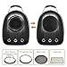 Blitzwolf Anzone Pet Portable Carrier Space Capsule Backpack, Pet Bubble Traveler Knapsack Multiple Air Vents Waterproof Lightweight Handbag for Cats Small Dogs & Petite Animals-Black,30L