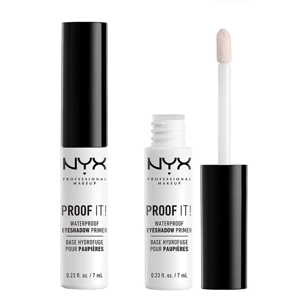 NYX Professional Makeup Proof It! Eyeshadow Primer, Applicator Wand, Transparent Formula, Waterproof, Pack of 2, Vegan Formula