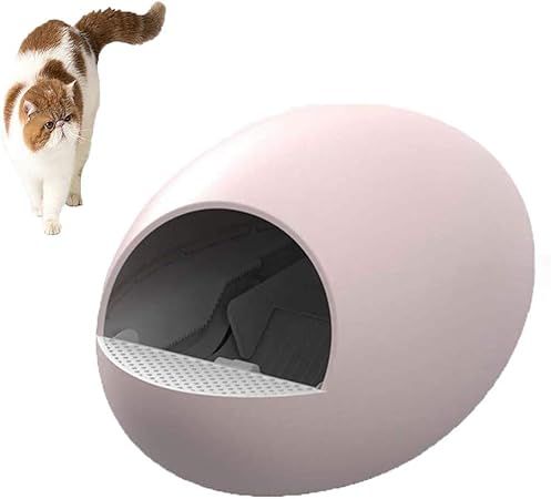 enclosed cat litter tray