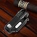 Yusud Torch Lighter, Butane Refillable Lighter with Punch Cutter, New Turbo Quadruple Jet Flame Design with Gas Tank Window, Unique Birthday Gift Idea for Man