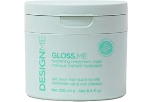DESIGNME GLOSS.ME Hydrating Hair Mask | Deep Conditioning with Argan Oil for Frizz Control and Shine | Moisturizing for Smoot