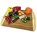 Original Organic Bamboo Wood Cutting Board and Kitchen Chopping Board with Groove to Catch Juices - 18 x 12 inches - Perfect Wedding Gift or Housewarming Gift -Extremely Large Chopping Board