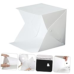 BRIGHTFUFU 1 Set Folding Light Box Tent with Color