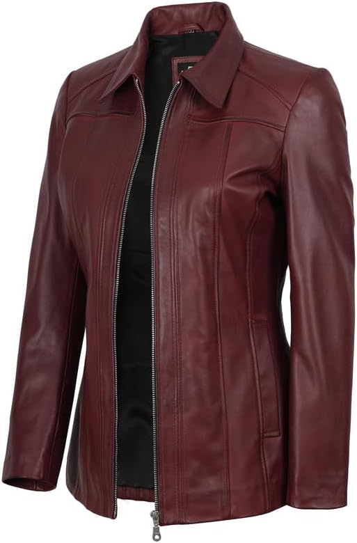 Blingsoul Disc Leather Jackets For Women | [1315882] Amy Camel, S