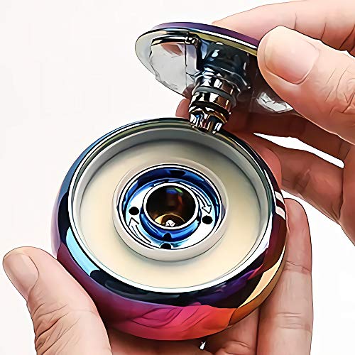 QBUC Car Air Freshener Solar Energy Rotating Cologne Car Aromatherapy Diffuser Interior Decoration Accessories Essential Oil Diffuser for Car Home(B-Black)