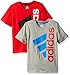 adidas Little Boys' Short Sleeve Graphic Tee Shirt, Assorted, 6