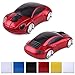 HDE 2.4GHz Sports Car Shape Wireless Ergonomic Optical Mouse with Adjustable DPI (Spider Red)