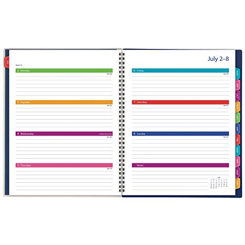 image for Mead 2018-2019 Academic Year Weekly & Monthly Planner, Large, 8-1/2 x 