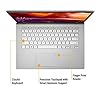 ASUS VivoBook 14 M409DA-EK146T AMD Quad Core Ryzen 5-3500U 14" (35.56cms) FHD Compact and Light Laptop (8GB RAM/256GB NVMe SSD/Windows 10/Integrated Graphics/FP Reader/1.60 kg), Transparent Silver - Image 7