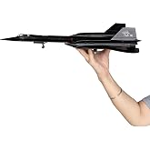 1/72 Scale SR-71 Blackbird Model Kit Metal Military Aircraft Sr71 Model | 17.9 Inch Length - Metal Military Aircraft Replica with Stable Stand- Premium Gift and Collectible