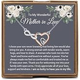 OKEYCH Mom Gifts To My Mother in Law Necklace from Daughter Future Mother In Law Jewellery Mother Of The Groom Gift Mothers Day Gift