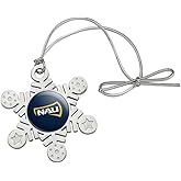 GRAPHICS & MORE Northern Arizona University Primary Logo Metal Snowflake Christmas Tree Holiday Ornament