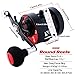 Sougayilang Round Baitcasting Fishing Reel with Star Drag Reinforced Metal Body, High Speed Inshore Saltwater, Baitcaster Conventional Fishing Reel, Baitcast Reel-Right Hand