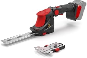 3D VO INN Hedge Trimmer Cordless for Milwaukee 18V MAX Battery, 1500RPM Grass Trimmer Electric Hedge Trimmer, 2 in 1 Design, Perfect for Yard, Garden, and Lawn Care(Battery Not Included) (Red)