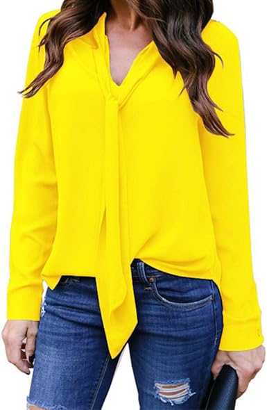amazon yellow blouse
