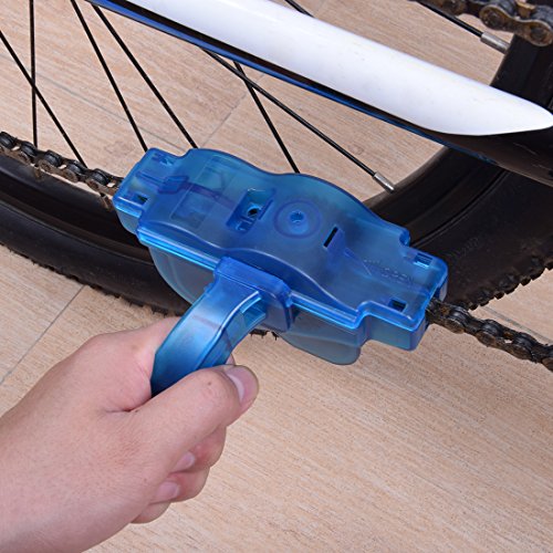 Bike Chain Cleaner, Bbtops Chain Cleaning System Clean Accessories Bicycle Chain Machine Brush Scrubber Bicycle Maintenance Clean Accessories Set - Quick Clean Tool for All Types of Bicycle - Thumbnail 4