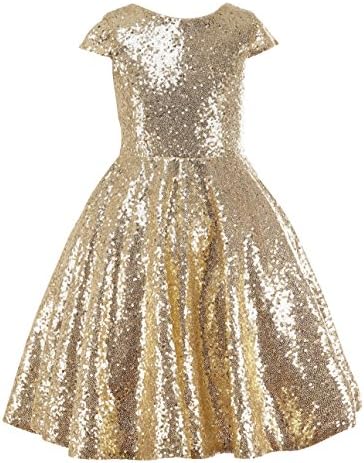 gold sequin dress kids