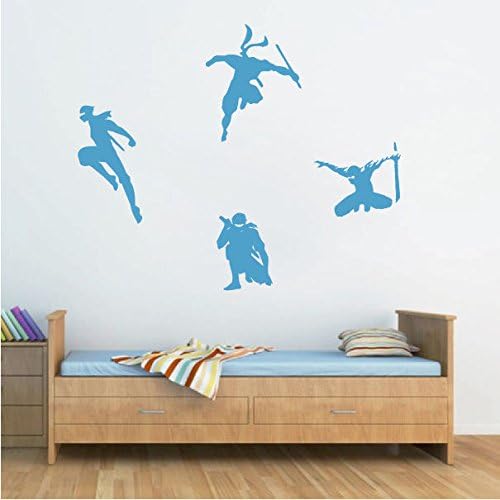 Wall Decal Sticker Ninja Japan spy defender dagger sword fighter warrior Wall Mural, Removable Sticker, Home Decor