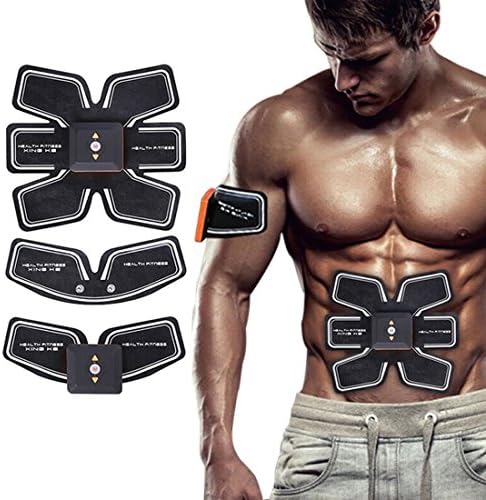 [Best choice]Gorkevin Abdominal Muscle Toner,Abs Training Gear,Muscle System for Abdomen and Arm, Wireless,Home/Office Workout Equipment,Support Men &amp; Women