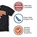 Campus Colors NCAA Adult Gameday Cotton T-Shirt - Premium Quality - Semi-Fitted Style - Officially Licensed Product (Tennessee Volunteers - Black, Medium)