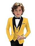 Tuxedo Suits for Boys 3 Pieces Slim Fit Boys Formal