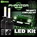 Stark Phantom Series 66W Fog Light Conversion Kit - 8000LM - 6000K Crystal White - Bulb Size: H1