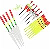 C-Pioneer-15PCS-Fishing-Lure-Floats-Bobbers-Slip-Drift-Tube-Indicator-Assorted-Sizes-Float